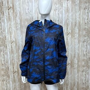 Ivy Park Navy Camo Running Jacket NWOT [3524]